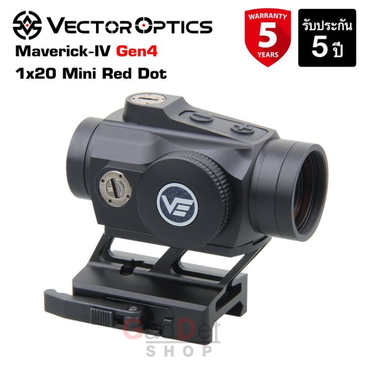 vector-optics-maverick-iv-gen4-mini-1x20-กล้องจุดแดง-2moa-รับประกัน-5-ปี