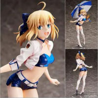 ใหม่25ซม. Fatestay Night Racing Girl Saber Artoria Pendragon (Lily) Action Figure ของเล่นคริสต์มาสของขวัญตุ๊กตา