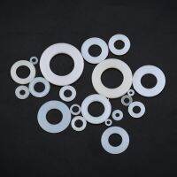 100 Buah M2 M2.5 M3 M4 M5 Plastik Putih Nilon Flat Washer Pesawat Spacer Isolasi Gasket Cincin untuk Sekrup Baut Isolasi Gasket