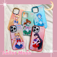 Sailor Moon air cushion transparent phone case for iphone 13 13pro 13promax 13mini 12 12pro 12promax 12mini Model protective case for iphone 11 11pro 11promax x xr xsmax New Design Cute Fashion Phone Case for iphone 7+ 8+