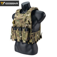 IDOGEAR Tactical FCSK เสื้อกั๊กน้ำหนักเบา,3.0EX เสื้อเกราะยุทธวิธีน้ำหนักเบา + เปิดด้านหน้า + เฟอร์โรแผ่นรองไหล่