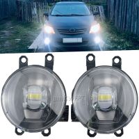 ไฟตัดหมอกสำหรับ LED 2ชิ้น Toyota Corolla 2007 2008 2009 2010กันชนหน้ารถ DRL กลางวันไฟเดย์ไลท์