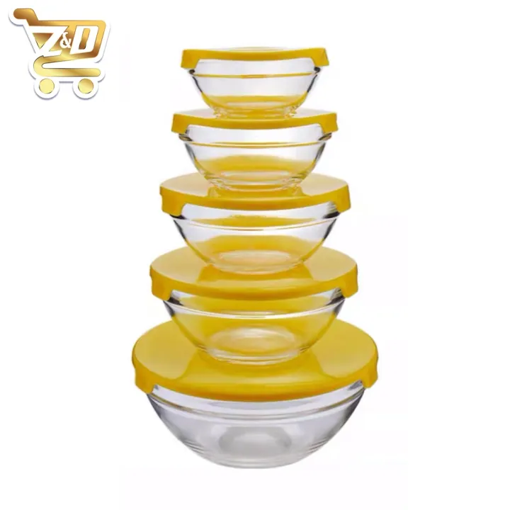 5 Pieces Set Glass Bowl Z&D.ph | Lazada PH