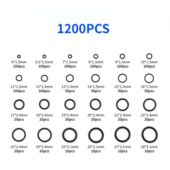 1200-1225pcs-32-sizes-universal-car-air-conditioning-nbr-o-rings-auto-repair-tools-compressor-rubber-rings-sealant-box-kit-set