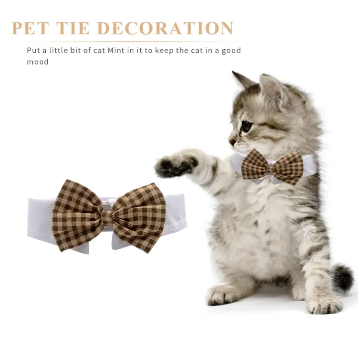 pet-plaid-bowknot-dog-cat-cute-lattice-bow-tie-collar-adjustable-cotton-strap-puppy-kitten-necklace-collar-pet-supplies