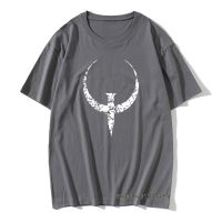 Quake T Shirt Quake White T-Shirt Graphic 100% Cotton Tee Shirt Men Short Sleeve Classic Cute Tshirt