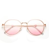 Blush Sunglasses Love Heart Accessories Anti-blue Goggle Glasses Korean Girl Ins Trendy Glasses