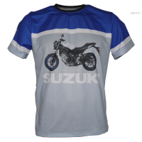 Sv650s 2023 Summer New Suzuki Sv650 Mens Printed T-shirt fashion versatile t-shirt