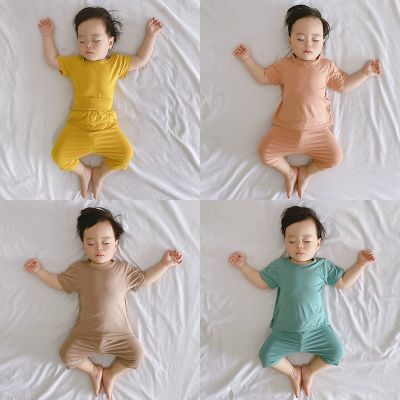 【Candy style】 ชุดนอนปิดพุงเด็ก ชุดนอนเด็กผู้หญิง 6 เดือน ชุดนอนพุงป่องเด็ก ชุดนอนเด็กผ้าล ชุดนอนเด็กผู้หญิง 1 ขวบ ชุดนอนเด็กผู้ชาย 1 ขวบ ชุดนอนพุงป่อง SK4407