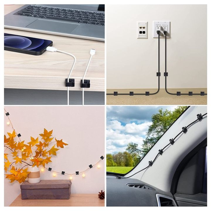 60pcs-adhesive-cable-clips-wall-wire-holder-cord-organizer-for-cable-management-under-desk-for-led-usb-cable-spare-parts-accessories