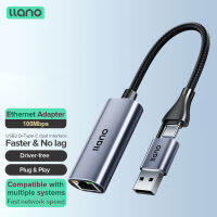 LLANO อะแดปเตอร์อีเทอร์เน็ต RJ45 2-In-1พร้อมฮับ USB 3.1/3.0/2.0และ2.5กิกะบิต/1000/100Mbps พอร์ตอีเธอร์เน็ต Type-C + USB 3.0อินเตอร์เฟซแบบคู่/พร้อมแหล่งจ่ายไฟ Type C อินเตอร์เฟซ