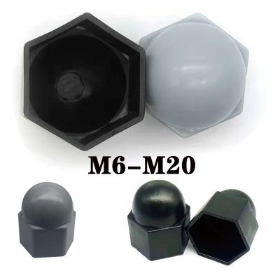Large Model Nutsert Cap M6 M8 M10 M12 M14 M16 Plastic Fasteners Nut Furniture Cap For Thread Bushing Protective Screw Nut Cap