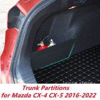 For Mazda CX-4 CX-5 2016-2022 Car Essories Flannel Trunk Side Storage Organizer Board Partitions Plate Tail Box Shield Plank