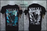 เสื้อยืดคอกลม สกรีนลาย NIRVANA