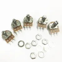 single joint potentiometer B Type WH148 B5K 5K OHM Linear Taper Rotary Potentiometer Pots Shaft  20mm(Match Screws)