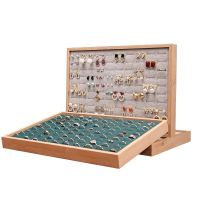 【hot】∈  Grids Rings Tray Jewelry Showcase Storage Organizer Display 35x24cm