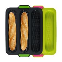 1PC Baguette Pan Heat-Resistant Silicone Mold Non-Slip Loaf Bakeware Chocolate Cookies Cake Baking Tool Kitchen Accessories