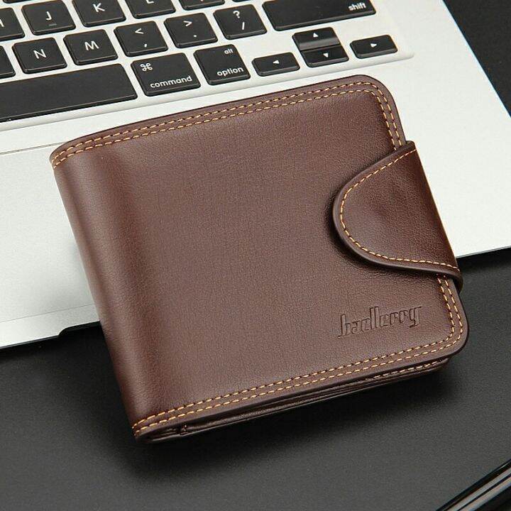 layor-wallet-กระเป๋าสตางค์ผู้ชายขนาดเล็กมีซิป-ซองใส่บัตรเครดิตกระเป๋าสตางค์ใส่เหรียญผู้ชายหนังทำมือแบรนด์หรูกระเป๋าถือคลัทช์สีดำ