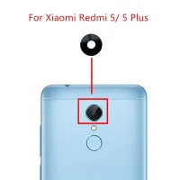 2ชิ้นสำหรับ Xiaomi Redmi 5 /Redmi 5 Plus เลนส์กระจกกล้องถ่ายรูปกล้องด้านหลังเลนส์กระจกกล้องถ่ายรูปพร้อมอะไหล่ซ่อมใช้แทนกาว