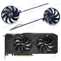 ASUS RTX2060S 2070 2080S แบบคู่ EVO Snow Leopard T129215SU พัดลมการ์ดจอ (ของแท้และของแท้) รับประกัน3ปี