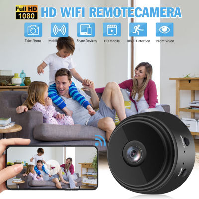 Duck Store พลังงานต่ำ HD 1080P กล้องจิ๋ว A9 IP Wi-Fi กล้องวงจรปิดดูภาพจากมือถือไร้สายเครื่องบันทึกวีดีโอด้วยเสียงขนาดเล็กการมองเห็นได้ในเวลากลางคืนกล้องวงจรปิด CCTV รักษาความปลอดภัยในบ้าน PRHL