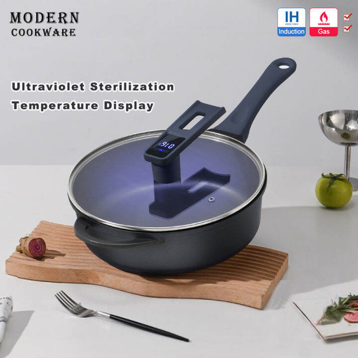 Modern Cookware Household stirfry pan Nonstick frying pan UV