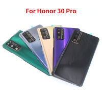 เคสกระจกด้านหลังแบบดั้งเดิมสำหรับ Huawei Honor 30 Pro ฝาปิดช่องหลังฝาหลังปิดโทรศัพท์สำหรับ Honor 30 Pro + Plus เคสพร้อมเลนส์กล้องถ่ายรูป