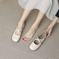 jk Mary Small Leather Shoes French Round Toe Flat Low Heels Shoes日系jk玛丽珍小皮鞋女法式圆头可爱洛丽塔平底休闲低跟