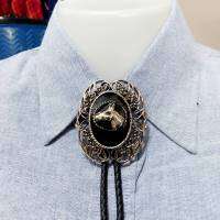 Pandora Thai โบโลเนคไท Native American Rodeo Dance Bolo Ties เนคไทคาวบอยตะวันตก หรูหรา สุดแนว สามารถขยับจัดระดับระยะ สั้น-ยาว