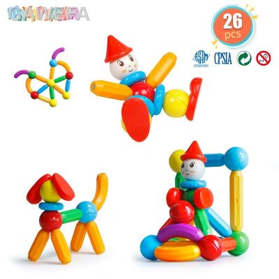 ◄ 26 Buah Set Boneka Blok Montessori Bayi Desain Baru Stik Magnetik Perakitan DIY Mainan Pendidukan Besar Unak-Anak