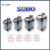 กรองนอกตู้ปลา พร้อมหลอดUV กำจะตะไคร่น้ำเขียว SOBO SF-850F-UV, 1000F-UV, 1200F-UV, 1500F-UV