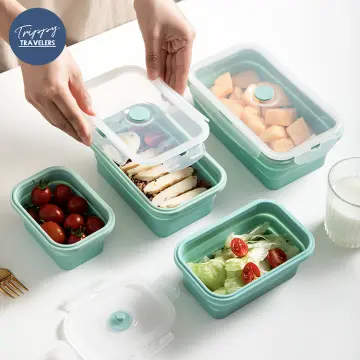 Simple Plastic Square Lunch Box With Dividers For Students And  Professionals, Microwaveable With Utensils, Portable And Compact - Lunch Box  - AliExpress