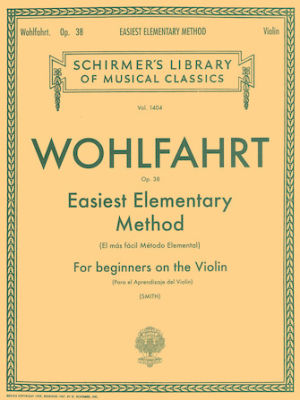 WOHLFAHRT OP. 38 Easiest Elementary Method for Beginner on The Violin