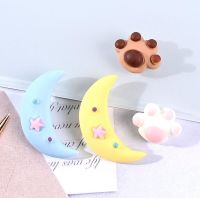 【Approving】20ชิ้น/ล็อต KawaiiMoon Claw Flatback ResinforBows Center DIY เครื่องประดับอุปกรณ์เสริม Scrapbooking ตกแต่ง