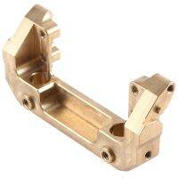 Brass Servo Relocation Front Bumper Mount Bracket for 1/10 RC Crawler Car Axial SCX10 III Upgrade Part