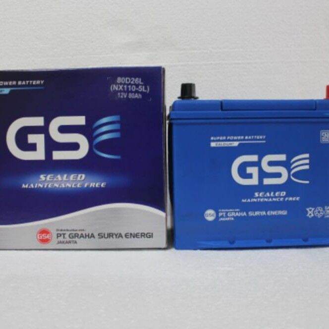 Aki Gs 80D26L /Nx110-5L Aki Kering Maintenance Free | Lazada Indonesia