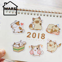 MARS Set Of 45 Cartoon Cat Sticker My Cat Scrapbooking Decal Pack Cute Adhesive Decor Collection For DIY Album Diary New