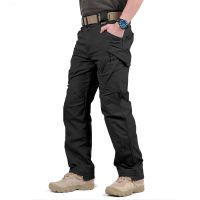 IX9 City Tactical Cargo Pants Men Combat SWAT Army Military Pants Many Pockets Stretch Flexible Man Casual Trousers 5XL TCP0001