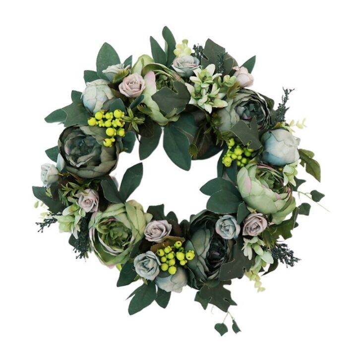 artificial-peony-flower-wreath-handmade-vintage-blooming-garland-with-green-leaf-w0ya