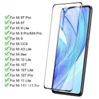 เต็มฝาครอบกระจกนิรภัยสำหรับ Xiaomi Mi 11 Lite 11ครั้ง Pro Mi 9ครั้ง Pro Lite 9 Pro Mi9 Cc9 A3 10ครั้ง Lite Pro ป้องกันหน้าจอแก้ว