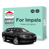 LED ภายในหลอดไฟชุดสำหรับเชฟโรเลต Chevy Impala 2000-2015 2016 2017 2018 2019รถอ่านโดมลำต้นยานพาหนะโคมไฟ C An BUS