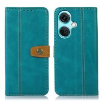 【5AceShop 】เคสโทรศัพท์หนังเนื้อลูกวัวลายเย็บสำหรับ CE3 OnePlus Nord 5กรัม