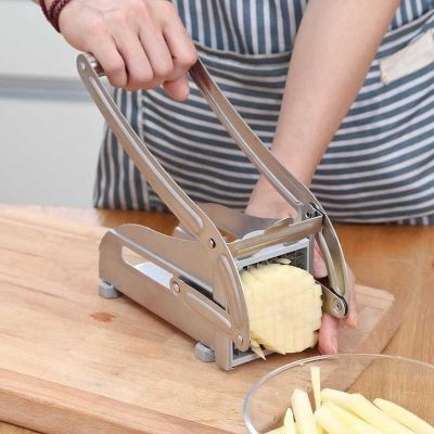 Stainless Steel French Fries Cutters Home French Fries Potato Chips Strip Vegetable Slicer Cutter Meat Chopper Kitchen Tools