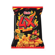 Oishi Snack bắp 4 lớp sốt Sriracha vị cay 35g 10 gói bịch