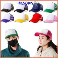 HESONG แฟชั่น หมวกแบน หมวกฤดูร้อน ปรับได้ หมวก trucker หมวกเบสบอล Sunhat หมวกแก๊ป