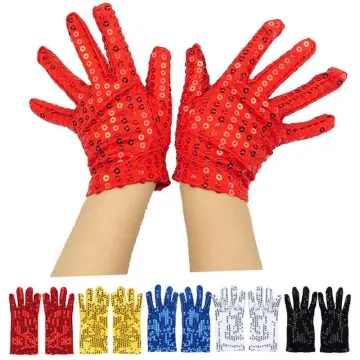 Mj Michael Jackson Rhinestone Sequins Crystal Shining Glove Handmade Show  Gift Collection - Gloves & Mittens - AliExpress