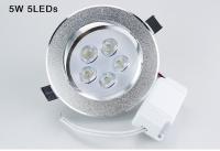 LED Downlight โคมดาว์นไลท์ led 5 W โคมไฟฝังฝ้า แสงไวท์ White