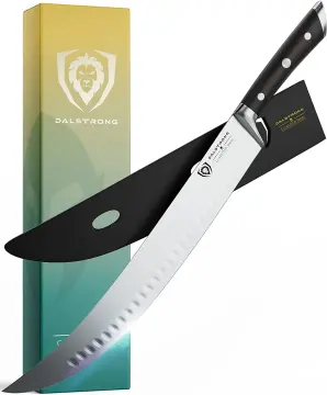 Dalstrong DALSTRONG Butcher's Breaking Cimitar Knife - Gladiator Series 8  Slicer - German HC Steel - Sheath Guard Included