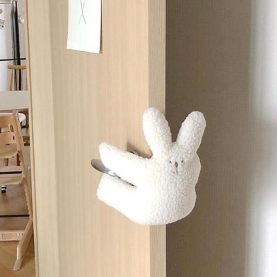 Fashion Prevent Slamming Proofing Door Stopper Soft Texture Bear Doll Proofing Door Stopper Finger Safety Guard Anti-pinch Door Hardware Locks