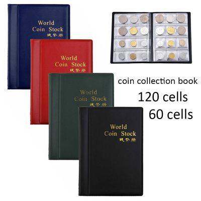 60/120 Pockets Album For Coins Collection Book Home Decoration Photo Album Coin Album Holders Collection Book Scrapbook